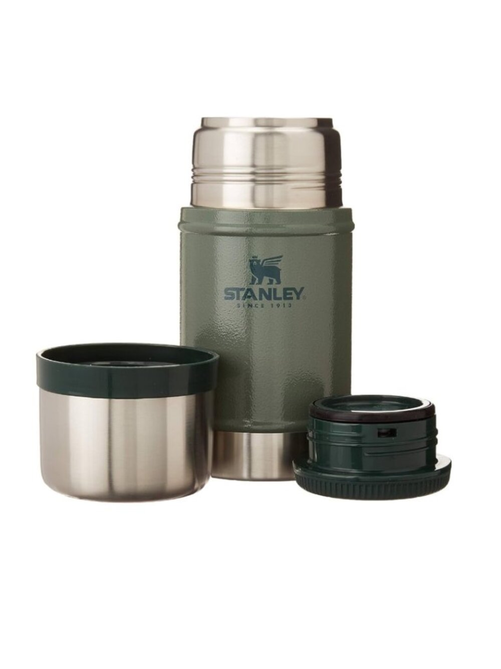 Stanley Classic Legendary Large Food Jar 24 oz Vacuum Insulated Hammertone Green